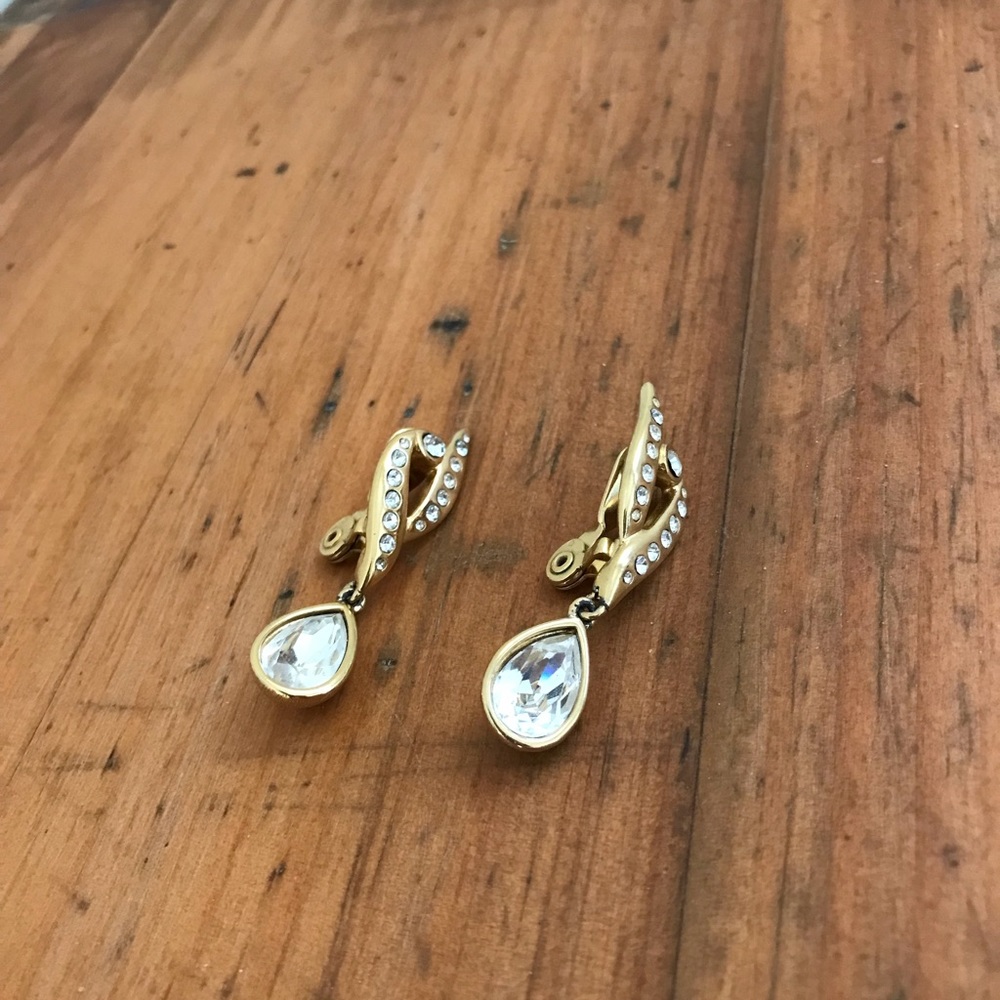 Vintage Monet Clip-on Earrings